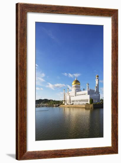 Omar Ali Saifuddien Mosque, Bandar Seri Begawan, Brunei, Borneo, Southeast Asia-Christian-Framed Photographic Print