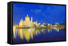 Omar Ali Saifuddien Mosque, Bandar Seri Begawan, Brunei, Borneo, Southeast Asia-Christian-Framed Stretched Canvas