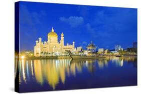 Omar Ali Saifuddien Mosque, Bandar Seri Begawan, Brunei, Borneo, Southeast Asia-Christian-Stretched Canvas