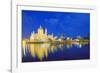 Omar Ali Saifuddien Mosque, Bandar Seri Begawan, Brunei, Borneo, Southeast Asia-Christian-Framed Photographic Print