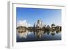 Omar Ali Saifuddien Mosque, Bandar Seri Begawan, Brunei, Borneo, Southeast Asia-Christian-Framed Photographic Print