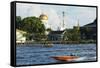 Omar Ali Saifuddien Mosque, Bandar Seri Begawan, Brunei, Borneo, Southeast Asia-Christian-Framed Stretched Canvas