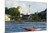 Omar Ali Saifuddien Mosque, Bandar Seri Begawan, Brunei, Borneo, Southeast Asia-Christian-Mounted Photographic Print