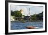 Omar Ali Saifuddien Mosque, Bandar Seri Begawan, Brunei, Borneo, Southeast Asia-Christian-Framed Photographic Print