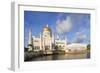 Omar Ali Saifuddien Mosque, Bandar Seri Begawan, Brunei, Borneo, Southeast Asia-Christian-Framed Photographic Print