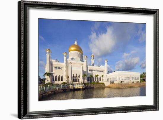 Omar Ali Saifuddien Mosque, Bandar Seri Begawan, Brunei, Borneo, Southeast Asia-Christian-Framed Photographic Print