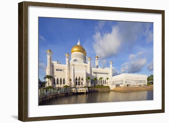 Omar Ali Saifuddien Mosque, Bandar Seri Begawan, Brunei, Borneo, Southeast Asia-Christian-Framed Photographic Print