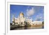 Omar Ali Saifuddien Mosque, Bandar Seri Begawan, Brunei, Borneo, Southeast Asia-Christian-Framed Photographic Print