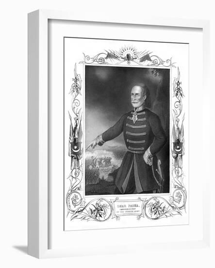 Omar Pasha, 19th Century Commander in Chief of the Turkish Army-DJ Pound-Framed Giclee Print