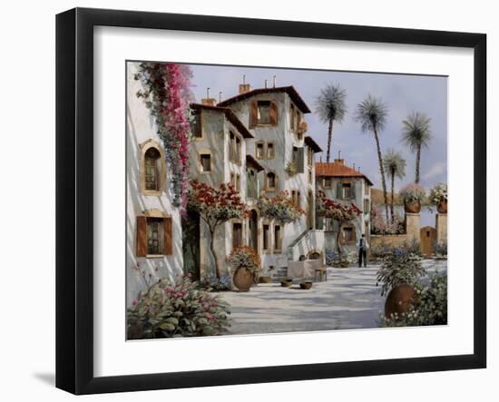 Ombre al Pomeriggio-Guido Borelli-Framed Giclee Print