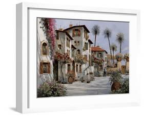 Ombre al Pomeriggio-Guido Borelli-Framed Giclee Print