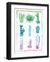 Ombre Cactus-Ashley Sta Teresa-Framed Art Print