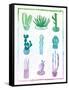 Ombre Cactus-Ashley Sta Teresa-Framed Stretched Canvas