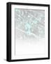 Ombré Mint and Grey Marble pattern.jpg-Dominique Vari-Framed Art Print