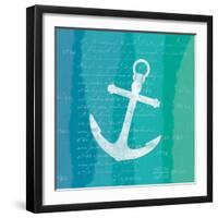 Ombre Ocean Anchor-Meili Van Andel-Framed Art Print