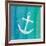 Ombre Ocean Anchor-Meili Van Andel-Framed Art Print