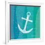 Ombre Ocean Anchor-Meili Van Andel-Framed Art Print