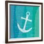 Ombre Ocean Anchor-Meili Van Andel-Framed Art Print