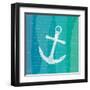 Ombre Ocean Anchor-Meili Van Andel-Framed Art Print