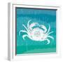 Ombre Ocean Rock Crab-Meili Van Andel-Framed Art Print