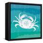 Ombre Ocean Rock Crab-Meili Van Andel-Framed Stretched Canvas