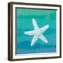 Ombre Ocean Starfish-Meili Van Andel-Framed Art Print
