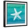 Ombre Ocean Starfish-Meili Van Andel-Framed Art Print