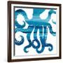 Ombre Octopus Reverse-Kimberly Allen-Framed Art Print