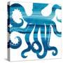 Ombre Octopus Reverse-Kimberly Allen-Stretched Canvas