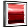 Ombre Red II-Allie Corbin-Framed Art Print