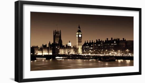 Ombre Skyline II-Joseph Eta-Framed Giclee Print