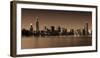 Ombre Skyline III-Adam Brock-Framed Giclee Print