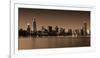 Ombre Skyline III-Adam Brock-Framed Giclee Print