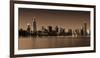 Ombre Skyline III-Adam Brock-Framed Giclee Print