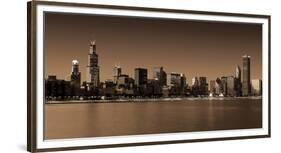 Ombre Skyline III-Adam Brock-Framed Giclee Print