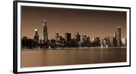 Ombre Skyline III-Adam Brock-Framed Giclee Print