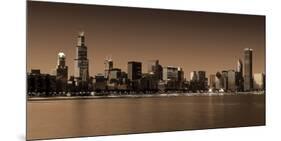 Ombre Skyline III-Adam Brock-Mounted Giclee Print