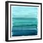 Ombre Teal II-Allie Corbin-Framed Art Print