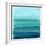 Ombre Teal II-Allie Corbin-Framed Art Print