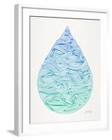 Ombre Water Drop-Cat Coquillette-Framed Giclee Print