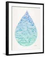 Ombre Water Drop-Cat Coquillette-Framed Giclee Print