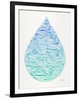 Ombre Water Drop-Cat Coquillette-Framed Giclee Print