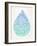 Ombre Water Drop-Cat Coquillette-Framed Giclee Print