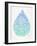 Ombre Water Drop-Cat Coquillette-Framed Giclee Print