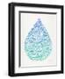 Ombre Water Drop-Cat Coquillette-Framed Giclee Print