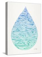 Ombre Water Drop-Cat Coquillette-Stretched Canvas