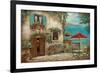 Ombrello Rosso-Ruane Manning-Framed Art Print