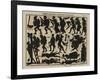 Ombres chinoises : Les aventures de Polichinelle-null-Framed Giclee Print