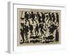 Ombres chinoises : Les aventures de Polichinelle-null-Framed Giclee Print