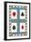 Omega Playing Card-null-Framed Art Print